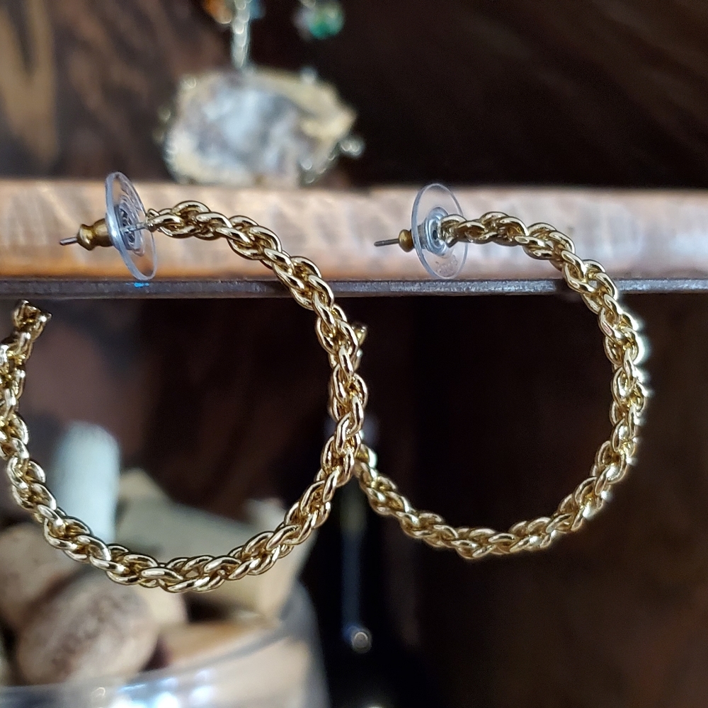 Hoop earrings